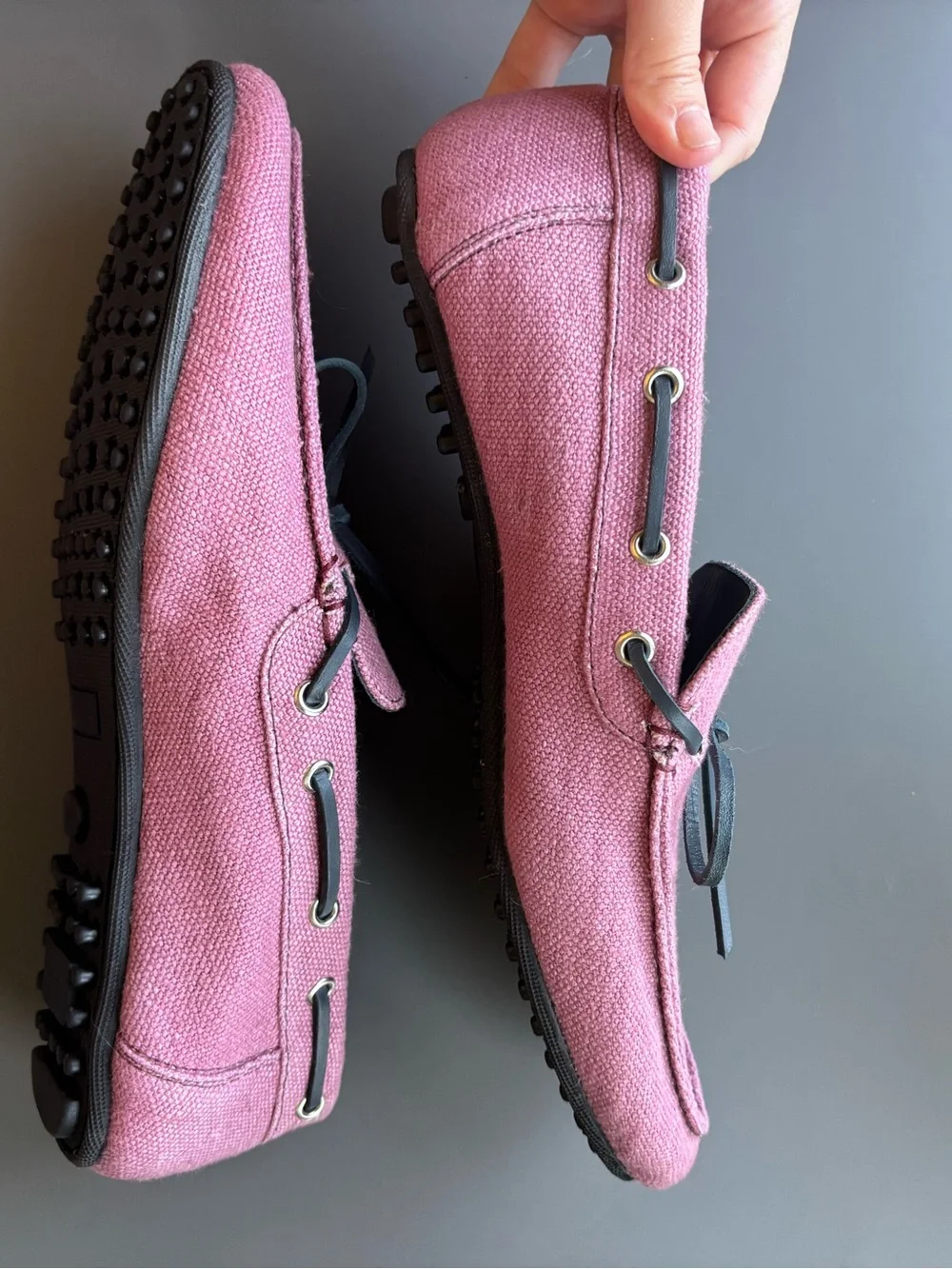 Alton Lane Canvas Boat Shoe Loafers- 43